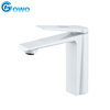 Lavabo de latón con impresión en color Grifo de baño de estilo simple de buena calidad