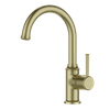 Grifo de lavabo de latón multifuncional dorado mate