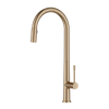Grifo de cocina de material de oro rosa mate elegante 