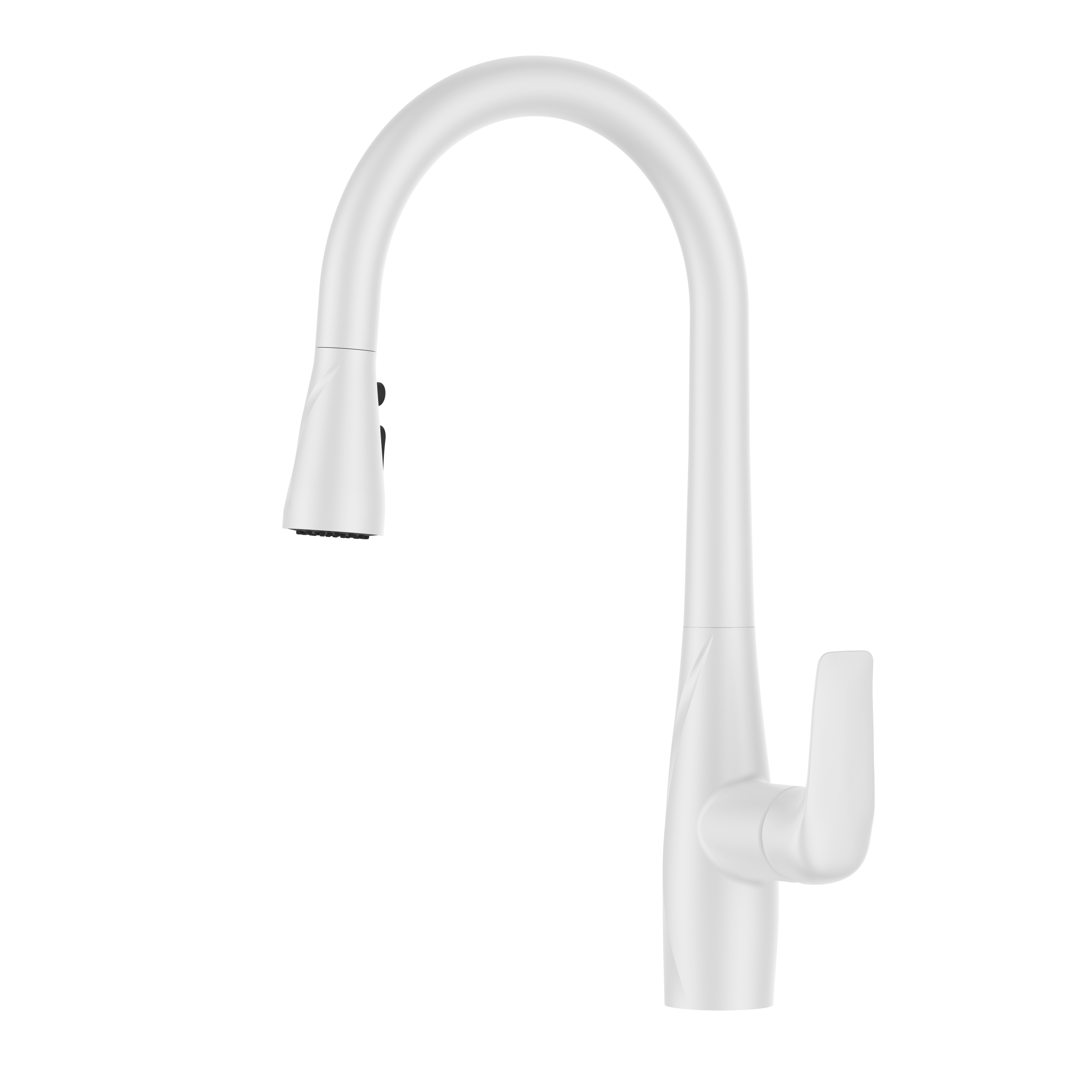 Último grifo de cocina blanco extraíble Spray