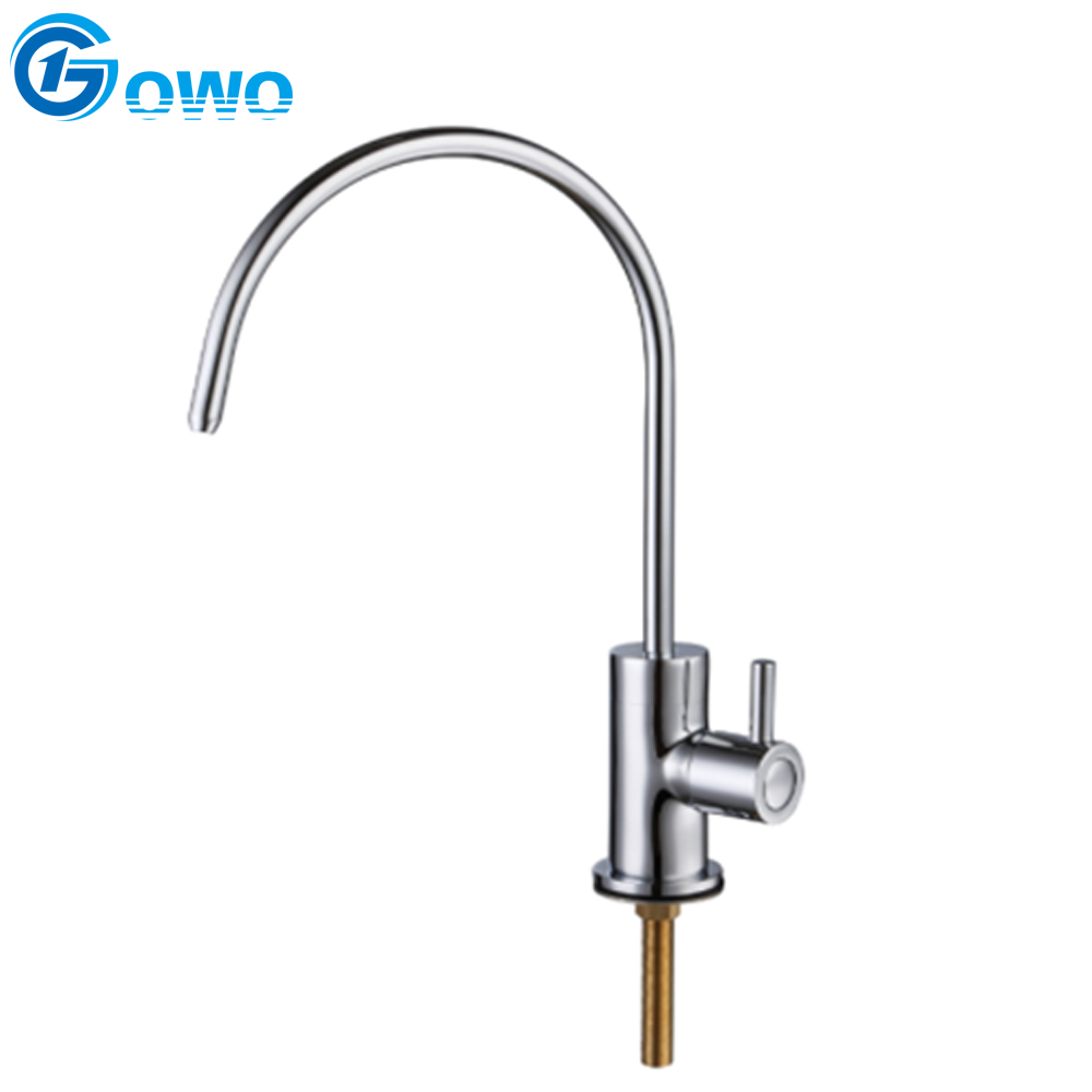 Dispensador de agua pequeño de latón Filtro de superficie cromado de buena calidad Grifo de agua pura