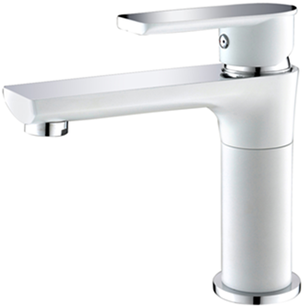 Grifo de lavabo de latón blanco usado en EE. UU. Multifuncional