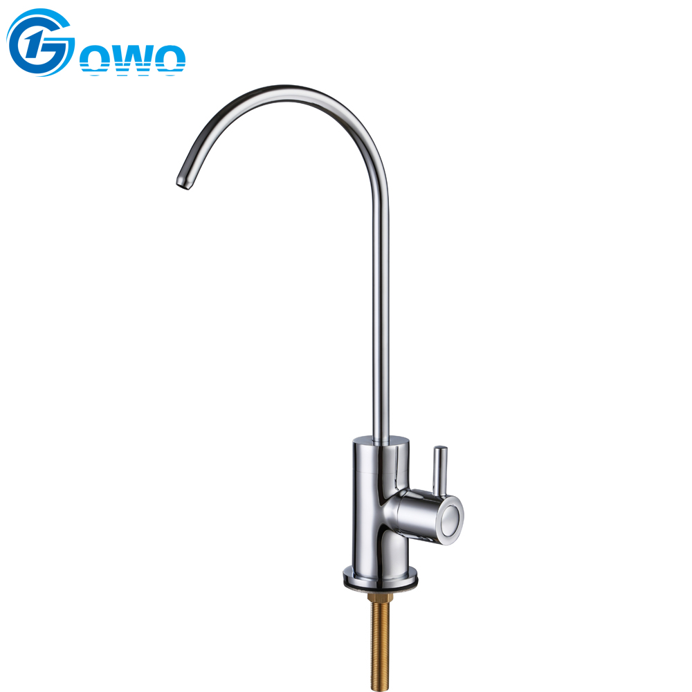 Dispensador de agua pequeño de latón Filtro de superficie cromado de buena calidad Grifo de agua pura