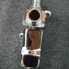 Pedal de latón con pico de acero inoxidable Grifos de lavabo sin contacto