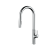 Grifo para fregadero de cocina Super Chrome con rociador extraíble